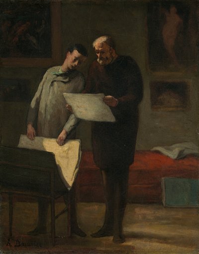 Conseil à un jeune artiste - Honoré Daumier