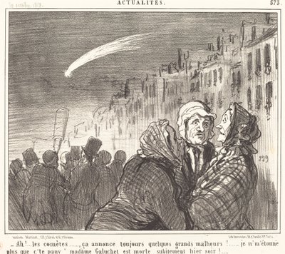 Ah!... les comètes... - Honoré Daumier