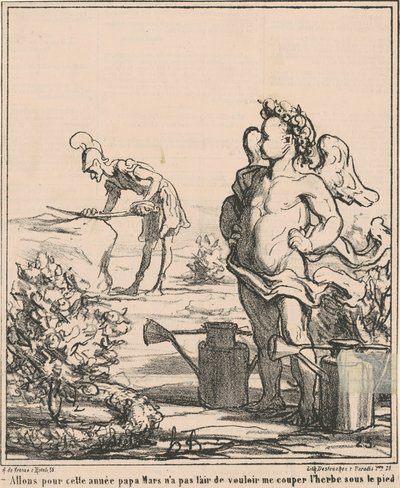 Allons pour année papa mars ... - Honoré Daumier