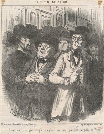 Amateurs classiques convaincus - Honoré Daumier