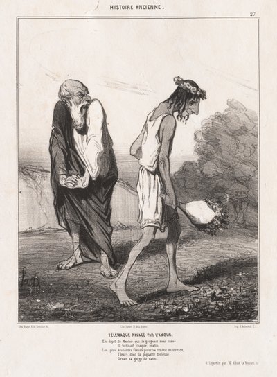 Histoire Ancienne : Pl. 27, Télémaque ravagé par l