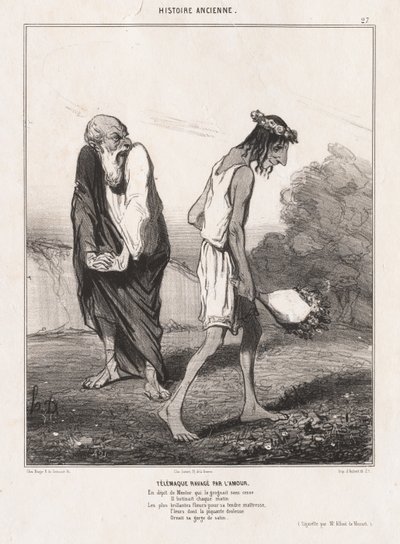 Histoire ancienne : Pl. 27, Télémaque ravagé par l