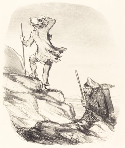 Aperçois-tu un lieu civilisé... - Honoré Daumier