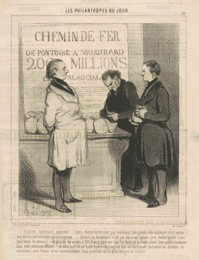 Apportez, messieurs, apportez ... - Honoré Daumier