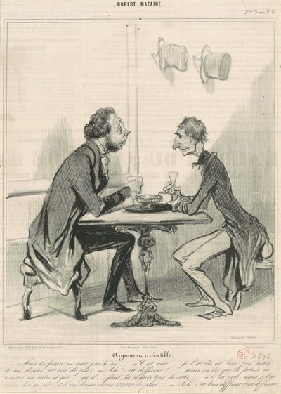 Argument irrésistible - Honoré Daumier