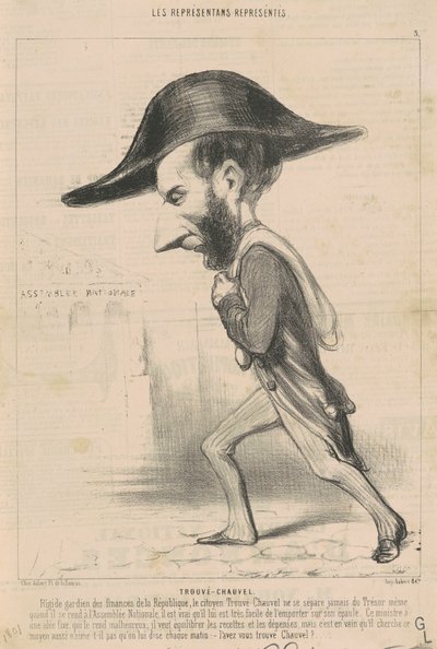 Ariste trouvé Chauvel - Honoré Daumier