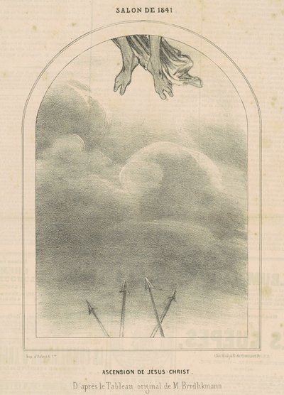 Ascension de Jésus-Christ - Honoré Daumier