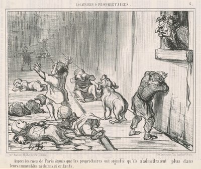 Aspect des rues de Paris depuis ... - Honoré Daumier