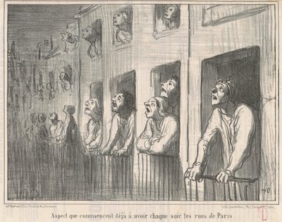 Aspect que commencent déjà à avoir - Honoré Daumier