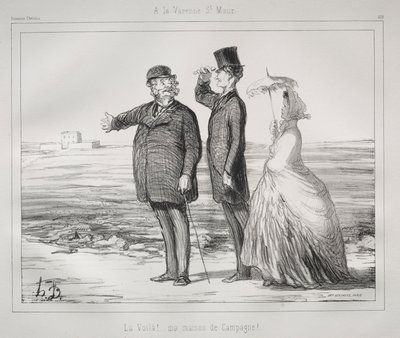 At Varenne, Saint-Maur - Honoré Daumier