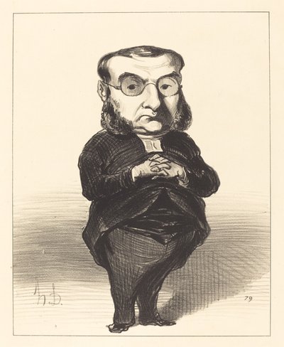 Ath. L. Charles Coquerel - Honoré Daumier