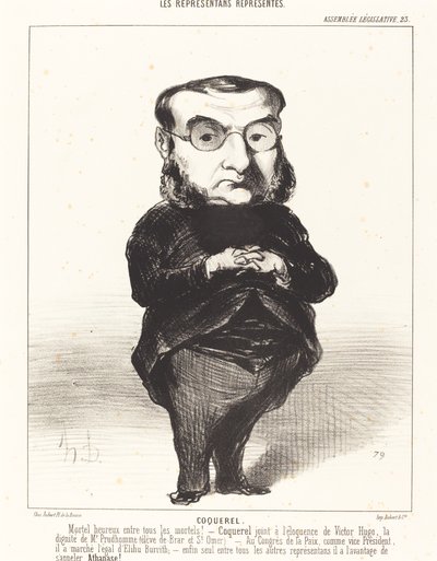 Ath. L. Charles Coquerel - Honoré Daumier