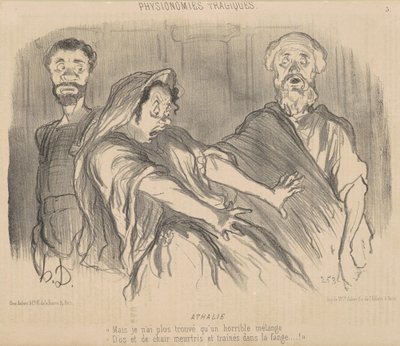 Athalie - Honoré Daumier