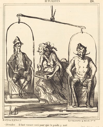 Attendez... il faut encore ceci... - Honoré Daumier