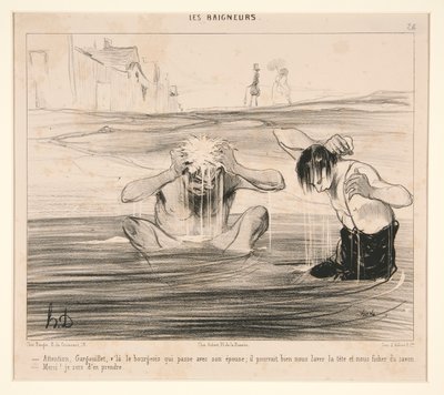 Attention, Gargouillet, v - Honoré Daumier