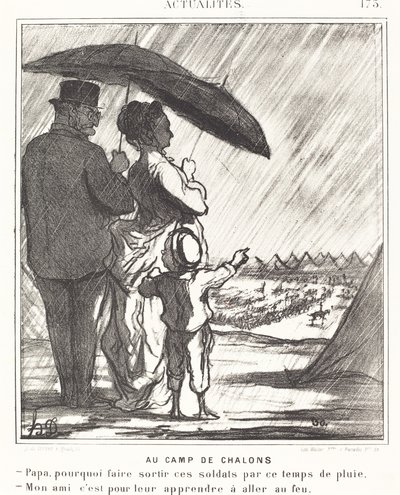 Au Camp de Châlons - Honoré Daumier