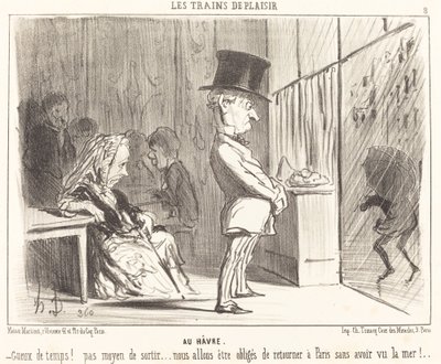 Au Havre - Honoré Daumier