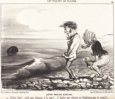 Autre émotion maritime - Honoré Daumier