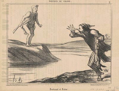 Bertrand et Raton - Honoré Daumier