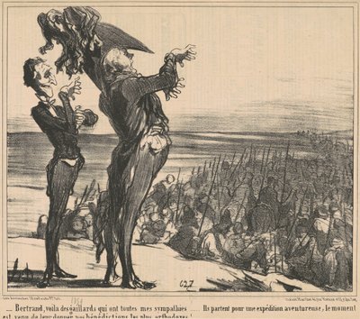 Bertrand, voilà des gaillards ... - Honoré Daumier