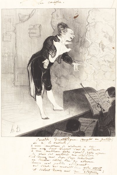 Carotte dramatique - Honoré Daumier