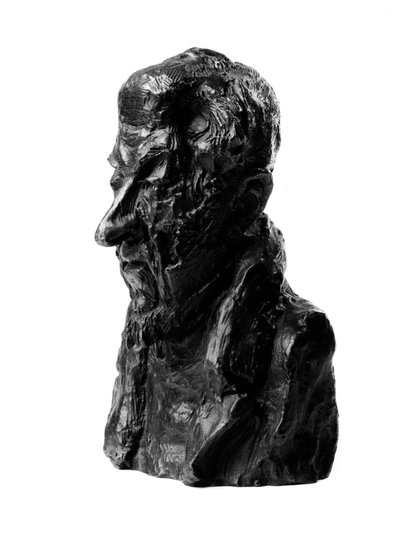 Caricature par le comte Alfred Pierre de Fallux du Coudray (1811-1885), député et ministre. Le mal Sculpture par Honoré Daumier (1808-1879) 19ème siècle. Inv L 48.16 Dim en cm H 23 x L 1 Musée des Beaux-Arts, Palais Longchamp, Marseille - Honoré Daumier