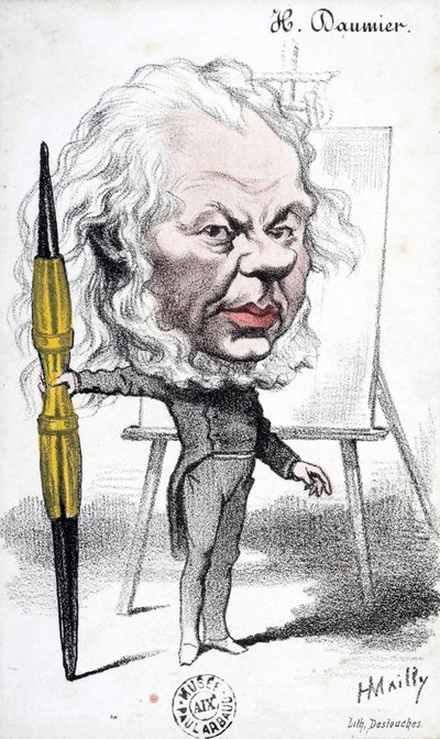 Caricature par Honoré Daumier, gravure par Hyppolite Mailly. Musée Arbaud - Honoré Daumier