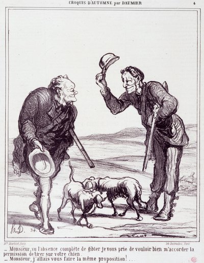Caricature sur les chasseurs: Série 
