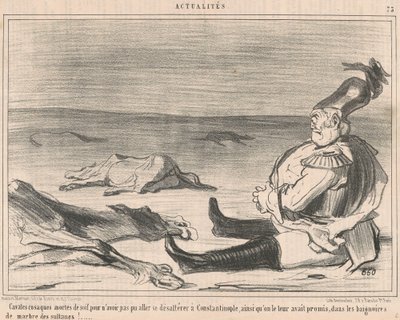 Cavales cosaques mortes de soif ... - Honoré Daumier