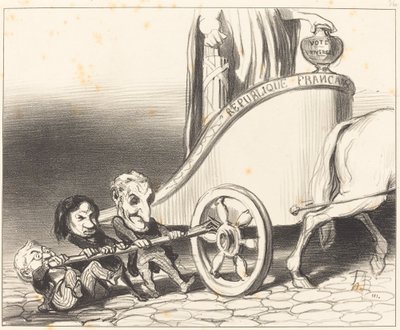 Ce char marchera toujours... - Honoré Daumier