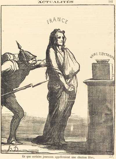 Ce que certains journaux appelleraient... - Honoré Daumier