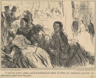 Ce qui nous prouve comme quoi il est ... inutile ... - Honoré Daumier