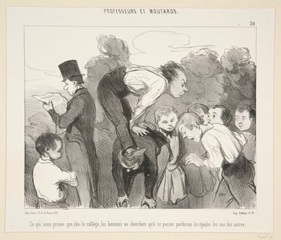 Ce qui nous prouve que, dès le collège - Honoré Daumier
