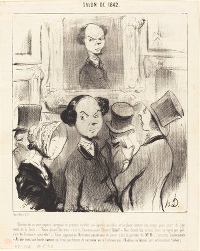 Charmé de se voir exposé - Honoré Daumier