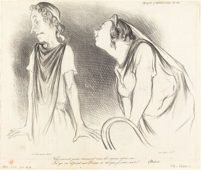 Charmant... traînant tous les cœurs après soi... - Honoré Daumier
