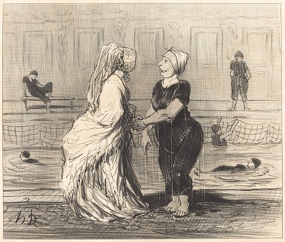 Chère baronne, je vous félicite... - Honoré Daumier