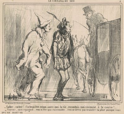 Cocher, Cocher! ... - Honoré Daumier