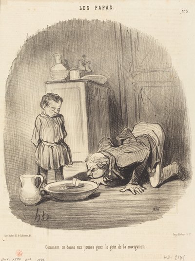 Comment on donne... le goût de la navigation - Honoré Daumier