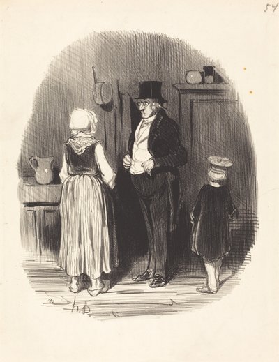 Comment!... tous mes moutons sont morts - Honoré Daumier