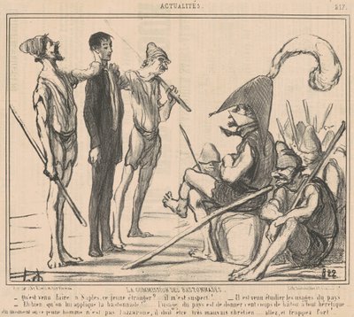 Commission des bastonnades - Honoré Daumier