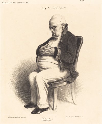 Comte J.-Jérôme Siméon - Honoré Daumier