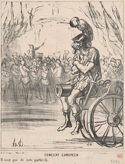 Concert européen - Honoré Daumier
