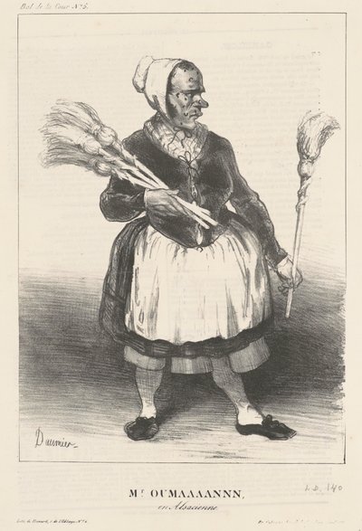 Coulman en Alsacienne - Honoré Daumier