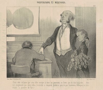 Dans cette réclame que vous allez envoyer ... - Honoré Daumier