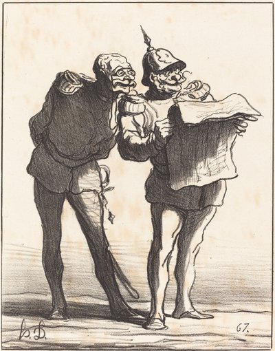 Décidément on ne peut pas... - Honoré Daumier