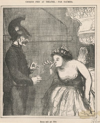 Déesse mais pas fière - Honoré Daumier