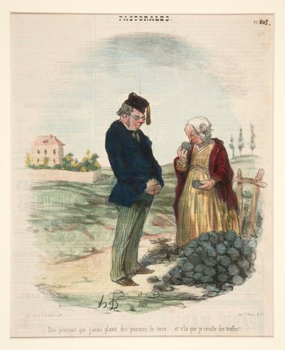 Dire pourtant que j - Honoré Daumier