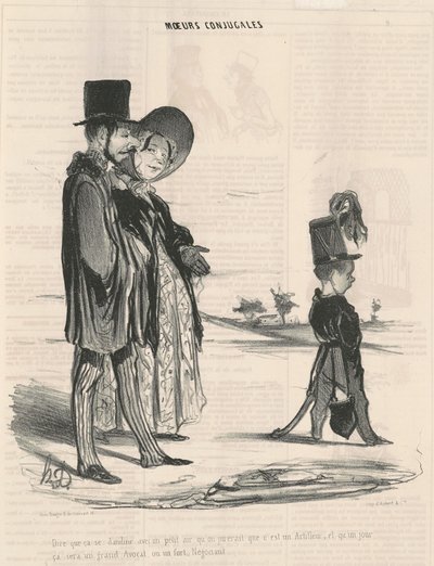 Dire que ça se dandine avec un petit air... - Honoré Daumier