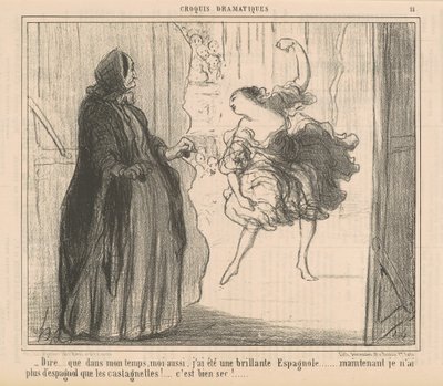 Dire que dans mon temps, moi aussi ... - Honoré Daumier