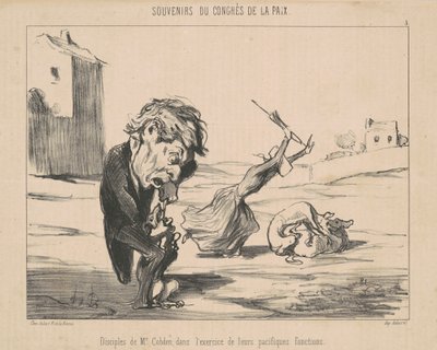 Disciples de M. Cobden - Honoré Daumier